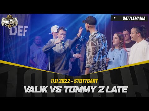 VALIK vs. TOMMY 2 LATE | Halbfinale [2/2] - TopTier Takeover Stuttgart: 11.11.22