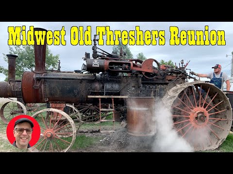Midwest Old Threshers Reunion, Mount Pleasant Iowa🤠  Tractors 😎 Antique Cars 2019  #tractor