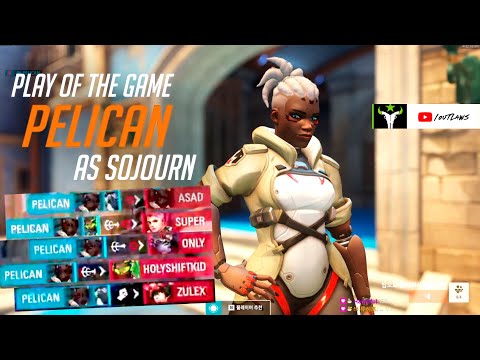 PELICAN RANK 19 SOJOURN - HUGE POTG! [ OVERWATCH 2 TOP 500 ]