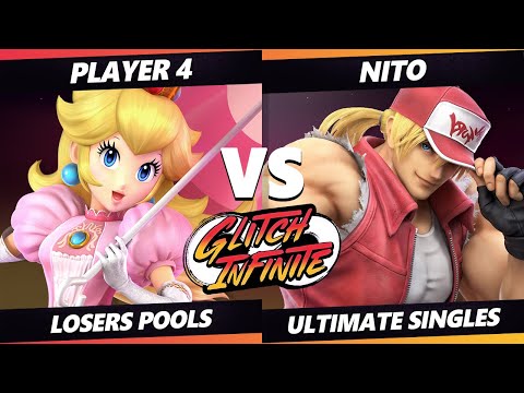 Glitch Infinite - Player 4 (Peach) Vs. Nito (Terry) - SSBU Ultimate Tournament