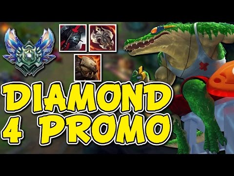 DIAMOND 4 PROMO SERIES! RENEKTON VS GNAR! - Unranked to Masters Episode #90