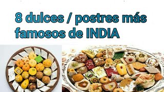 Mejores dulces / postres de INDIA en Español