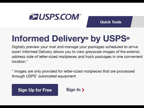 Part of a video titled Informed Delivery by USPS | See your Mail in your Email for FREE