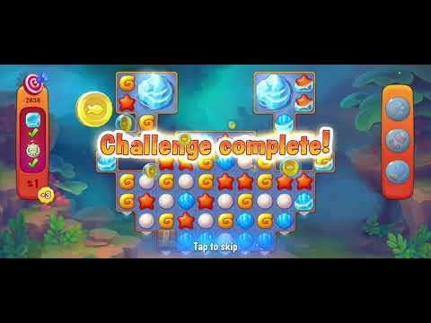 Fishdom gameplay level 2636