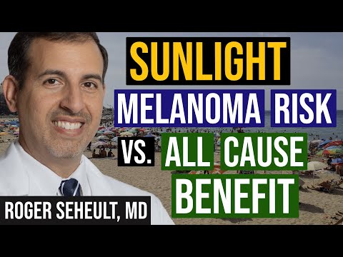 New Study on Sunlight: All Cause Mortality Benefit Versus Melanoma Mortality Risk