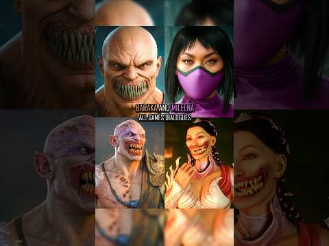 Baraka and Mileena Intro Lines in MK11 and Mk1 Khaos Reigns #mortalkombat1havik