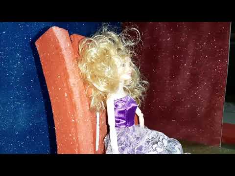 💙Barbie princess bedroom💙Elsa Frozen💙Princess dollhouse morning routine bathroom shower dress   B