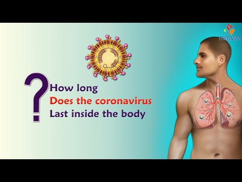 How long does the coronavirus last inside the body ?