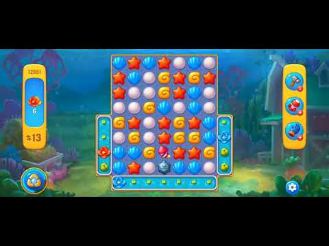 Fishdom Easy Level 12951 (New Element- Lotus Flowers] (No Boosters) @choraelmin