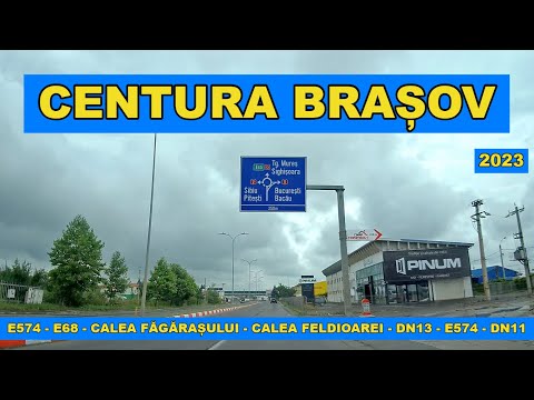 Centura Brasov spre Tg Secuiesc - Bacau E574 Calea Fagarasului - Calea Feldioarei - DN13 -  DN 11