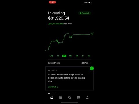 Buying A Stock in 60 seconds using Robinhood iOS App