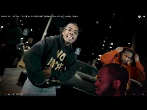 BAD BUNDYY REACTS : Gee Gotti x Jah Sav - Knock Ya Shoulders Off (Official Music Video)