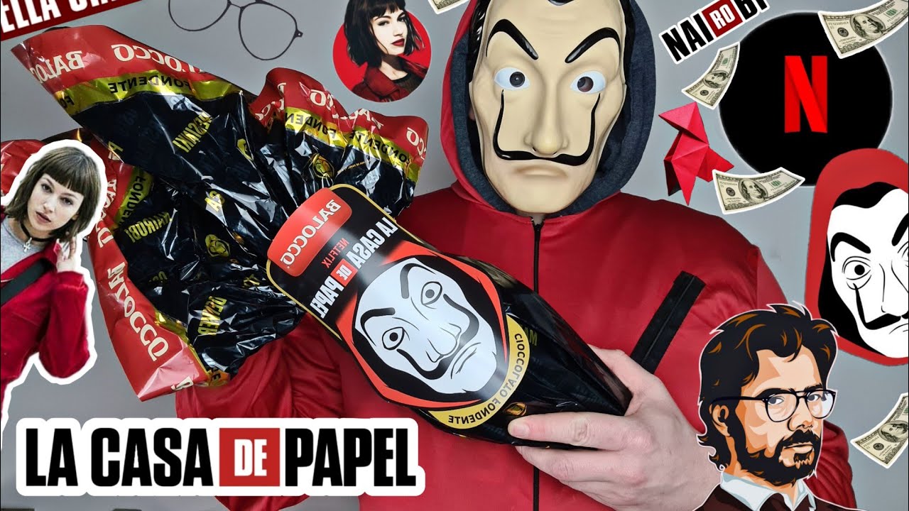 APRO L'UOVO di PASQUA della CASA DI CARTA Netflix !!!