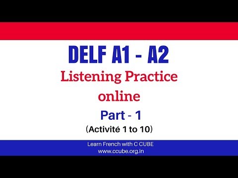 DELF A1 A2 Listening Exercises Practice Online - French Listening Comprehension Examen