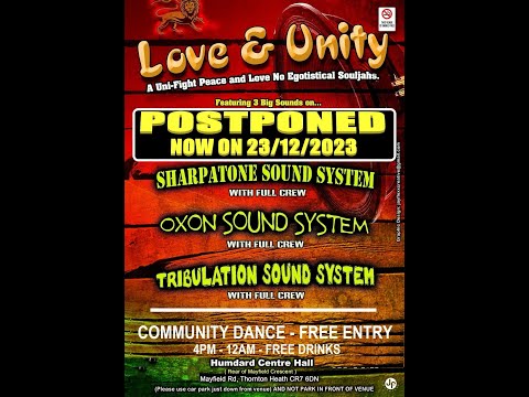 Sharpatone - Oxon - Tribulation - @ Humdard Centre Hall. Mayfield Road. Croydon. Sat 23rd Dec 2023.