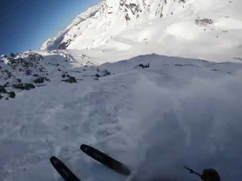 Aymar Navarro en la final del Freeride World Tour de Verbier HD