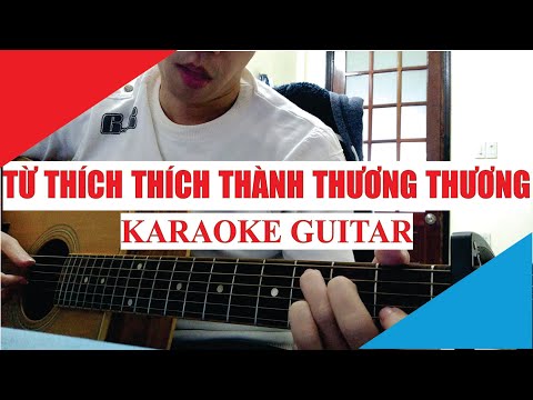 [Karaoke Guitar] Từ thích thích thành thương thương - Amee & Hoàng Dũng | Acoustic Beat