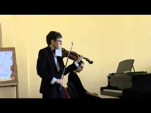 Andrei Mamara   Olimpiada Iasi 2015  Wieniawski caprice no.4 op.18