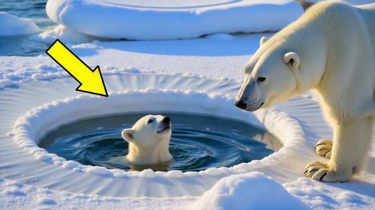 Polar Bear Couldn't Save Her Cub — You Won’t Believe Who Came to the Rescue!