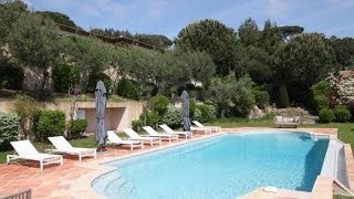 preview picture of video '6 bedroomed villa in Ramatuelle near St Tropez with superb sea views - FRD10'