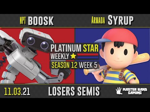 PSW S12:W5 - NPT | boosk (ROB) vs Armada | Syrup (Ness) - L Semifinals