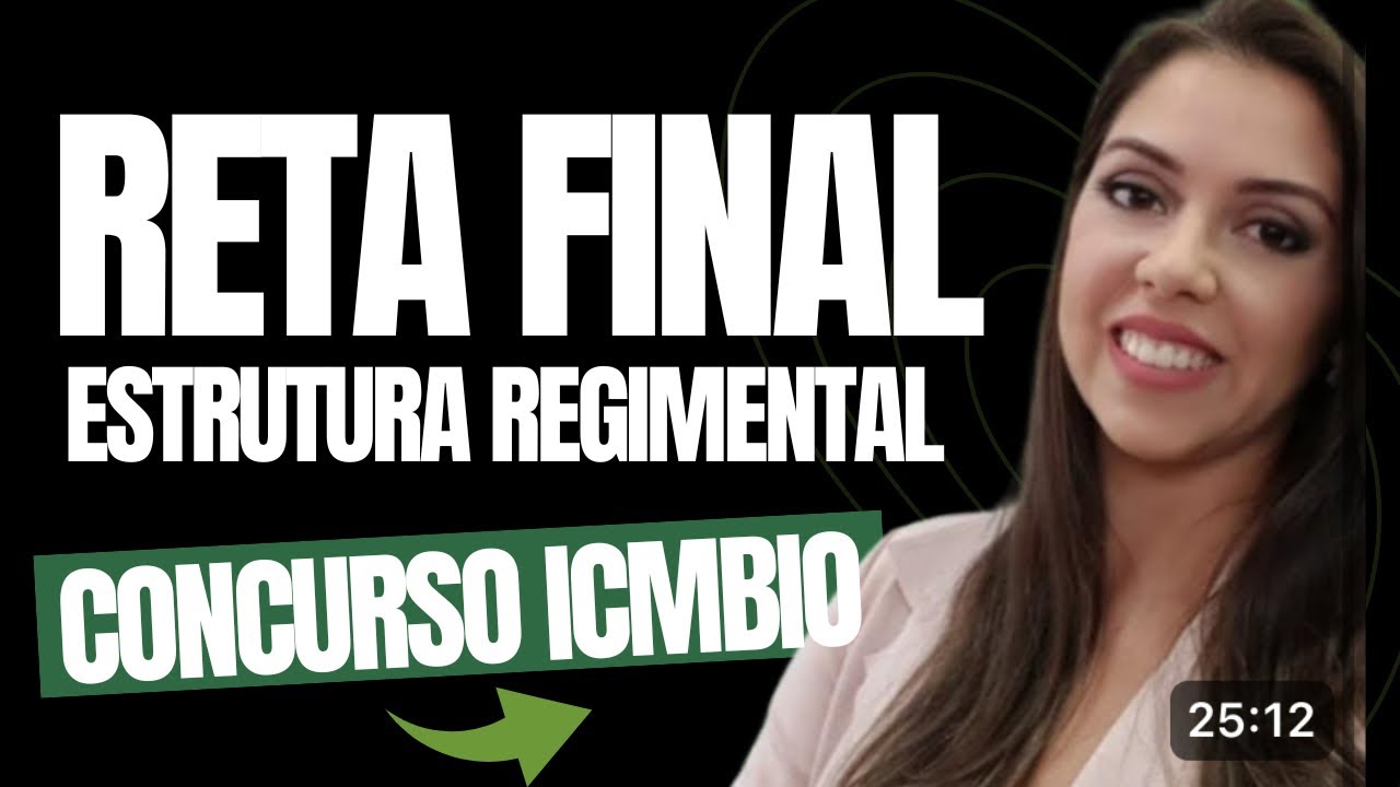 [RETA FINAL] CONCURSO ICMBIO: Estrutura Regimental ICMBio