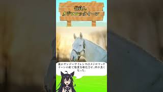 メジロマックイーンとサンデーサイレンスは仲良し#競馬 #JRA #中央競馬 #ウマ娘