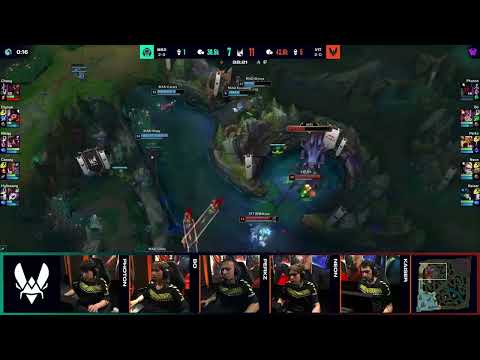 VIT high level voice call in the LEC match vs MAD Lions