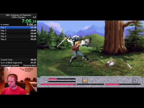 Quest for Glory 4: Shadows of Darkness, Fighter 100% in 38:20 by davidtki