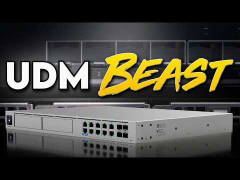 Ubiquiti UDM-Beast Hyperscale Cloud Gateway video review thumbnail