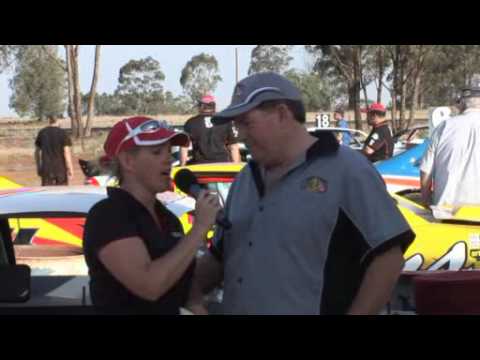 Morris Park Speedway Super Sedans NOV 28-09 Interview_Tony_Barklimore.flv