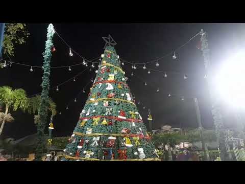 La prendida del arbol de navidad en santo tomas chontales nicaragua