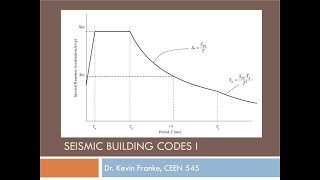 CEEN 545 - Lectures 11 and 12 - UPDATED Introduction to Ground Motions from Seismic Building Code