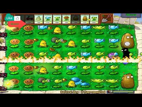 Plants vs Zombies Mod TEAM PLANTS POWER UP! vs BIG WAVE BEACH FINAL BOSS - game series Part 79