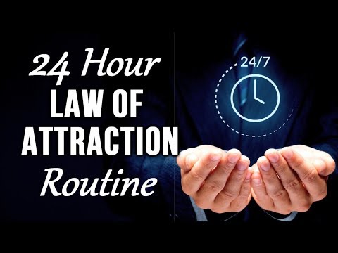 Law of Attraction 24 Hour ROUTINE for ENHANCED Manifestation (Living a Law of Attraction LIFESTYLE!) Video