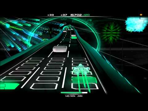 Audiosurf PC gameplay - Lady GaGa: Judas