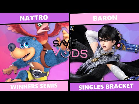 Save The Vods #52: Winners Semis - Naytro (Banjo & Kazooie) vs Baron (Bayonetta) SSBU Singles