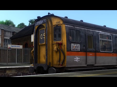 Class 411 departs High Brooms (TS Classic)