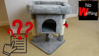 How to Build Assemble ADEPTNA Cat Tree House - EASY SET UP GUIDE