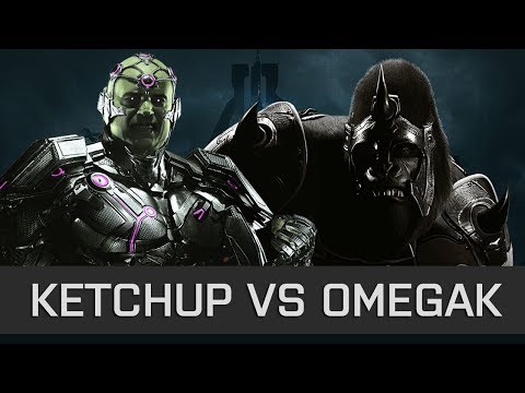 Injustice 2 - Ketchup (Brainiac) vs OmegaK (Gorilla Grodd) - Online Casuals