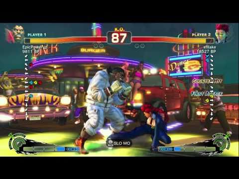 Uryo [Viper] vs EpicPower jp [Balrog] SSF4 Japanese Online Ranked Matches - TRUE-HD