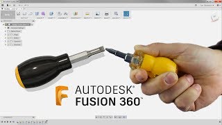Fusion 360 Absolute Beginner - How To Model a Screwdriwer - Last Nights Facebook Livestream