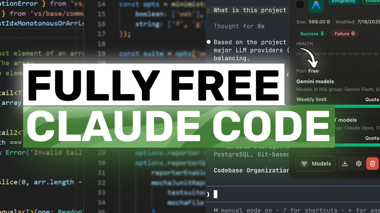 Claude Code,Codex + Antigravity OAuth: FULLY FREE AI Coder is CRAZY!