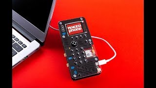 電子工作をマスターしたい初心者向けDIY携帯電話キット「MAKERphone」