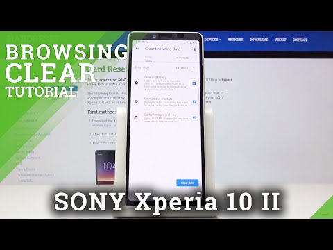 How to Delete Chrome History in Sony Xperia 10 II - Clear Browsing Data