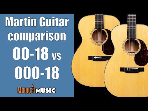 Maury compares the Martin 00-18 vs 000-18