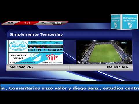Club Atletico Temperley Vs Club Atletico Talleres De Escalada  Vivo