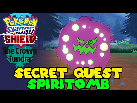 SECRET SPIRITOMB EASTER EGG in Crown Tundra Pokemon Sword & Shield DLC
