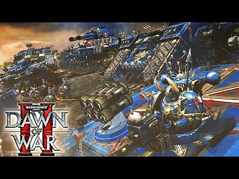 CHAOS HEAVY ARMADA vs Aeldari! - Astartes Mod | Warhammer 40K: Dawn of War 2: Retribution