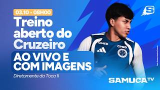 AO VIVO: TREINO ABERTO DO CRUZEIRO COM IMAGENS